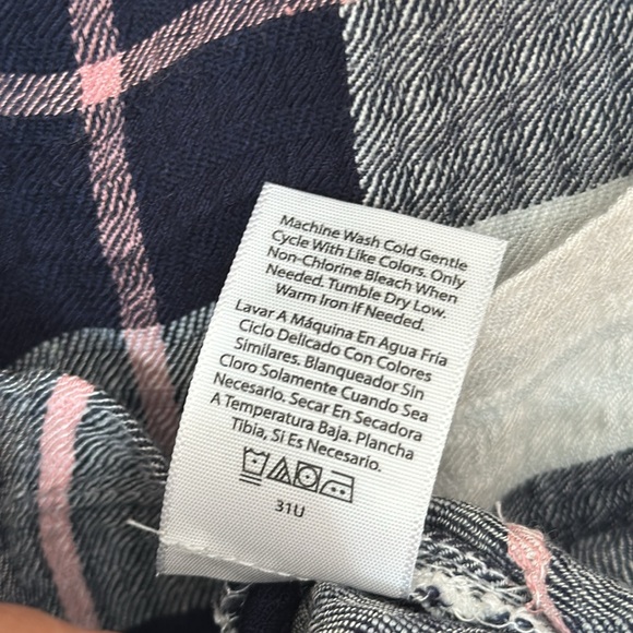 Time and Tru Maternity Long Sleeve Button Front Shirt Sz XXL - Picture 7 of 9